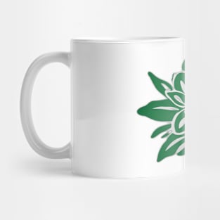 Emerald Blossom Artistic Floral Design No. 516 Mug